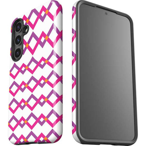 Chevron White Out Galaxy S24 Impact Case